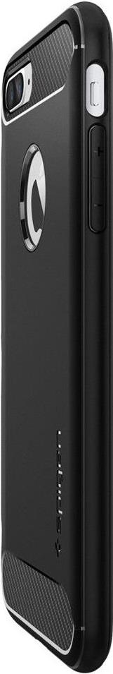 Противоударен Силиконов Калъф за iPhone 8/7 Plus, Spigen Rugged Armor Case, Черен (3)