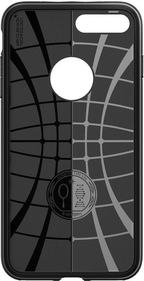 Противоударен Силиконов Калъф за iPhone 8/7 Plus, Spigen Rugged Armor Case, Черен (10)