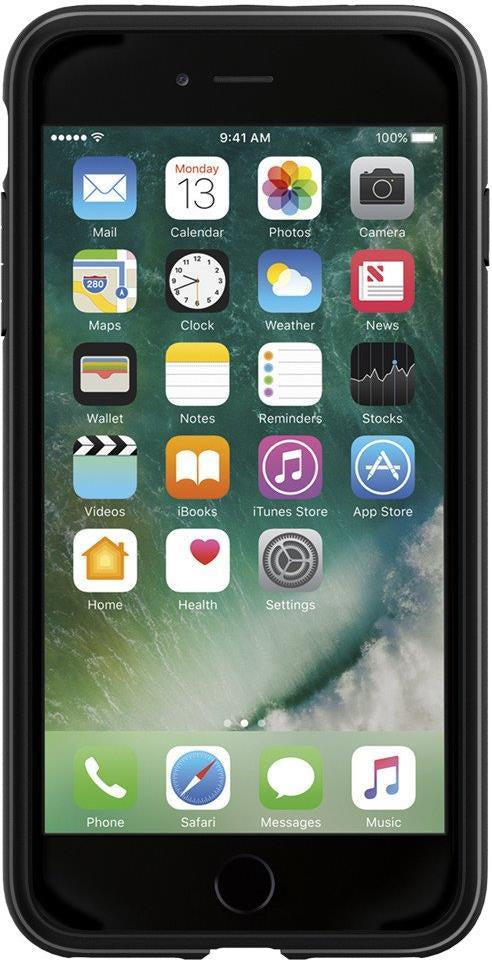 Противоударен Силиконов Калъф за iPhone 8/7 Plus, Spigen Rugged Armor Case, Черен (7)