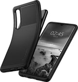Противоударен Силиконов Калъф за Huawei P30, Spigen Rugged Armor Case, Черен (2)