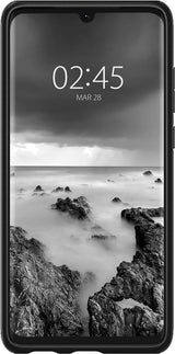 Противоударен Силиконов Калъф за Huawei P30, Spigen Rugged Armor Case, Черен (3)