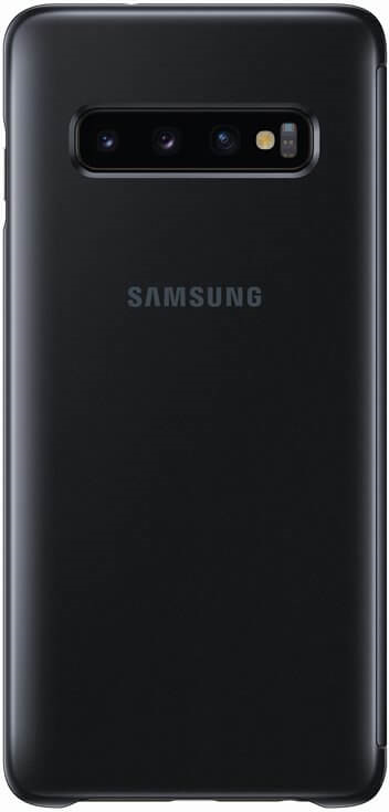 Оригинален Активен Калъф за Samsung S10 Clear View Cover Book Case Ef-Zg973cb, Черен (2)