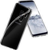 Противоударен Силиконов Калъф за Samsung S9 Plus, Spigen Liquid Crystal Case, Прозрачен (4)