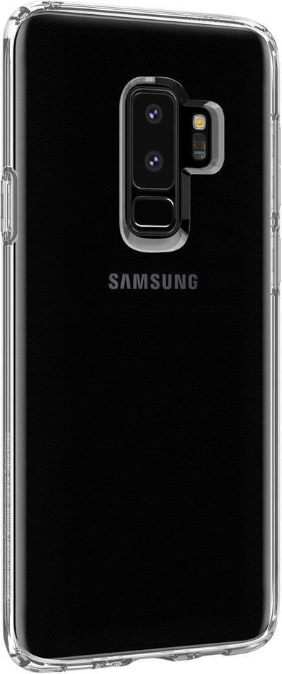 Противоударен Силиконов Калъф за Samsung S9 Plus, Spigen Liquid Crystal Case, Прозрачен (2)