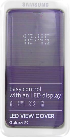 Оригинален Активен Калъф за Samsung Note 9 Led View Cover Book Case EF-NN960PVEGWW, Лилав (3)