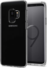 Противоударен Силиконов Калъф за Samsung S9, Spigen Liquid Crystal Case, Прозрачен (4)