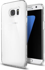 Противоударен Силиконов Калъф за Samsung S7 Edge, Spigen Liquid Crystal Case, Прозрачен (8)
