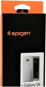 Противоударен Силиконов Калъф за Samsung S8, Spigen Liquid Crystal Case, Прозрачен (8)