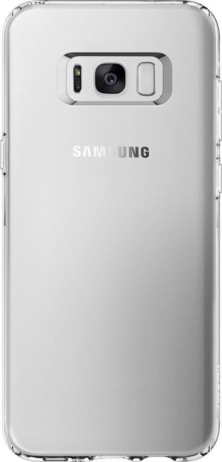 Противоударен Силиконов Калъф за Samsung S8, Spigen Liquid Crystal Case, Прозрачен (3)