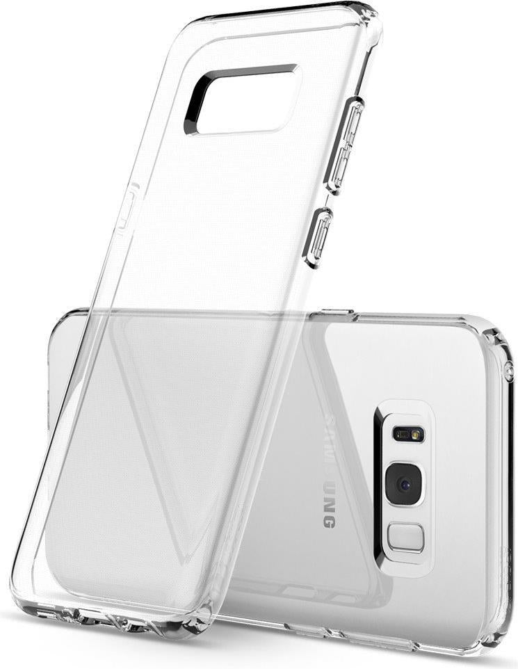Противоударен Силиконов Калъф за Samsung S8, Spigen Liquid Crystal Case, Прозрачен (6)