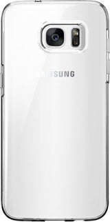 Противоударен Силиконов Калъф за Samsung S7 Edge, Spigen Liquid Crystal Case, Прозрачен (2)