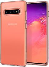 Противоударен Силиконов Калъф за Samsung S10, Spigen Liquid Crystal Case, Прозрачен (2)