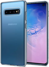 Противоударен Силиконов Калъф за Samsung S10, Spigen Liquid Crystal Case, Прозрачен (3)