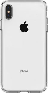 Противоударен Силиконов Калъф за iPhone XS/X, Spigen Liquid Crystal Case, Прозрачен (6)