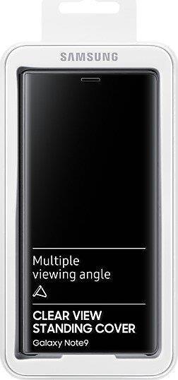 Оригинален Активен Калъф за Samsung Note 9 Clear View Cover Book Case Ef-Zn960cb, Черен (3)