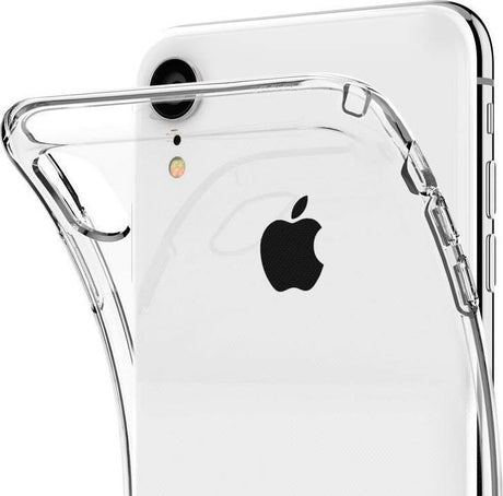 Противоударен Силиконов Калъф за iPhone XR, Spigen Liquid Crystal Case, Прозрачен (8)
