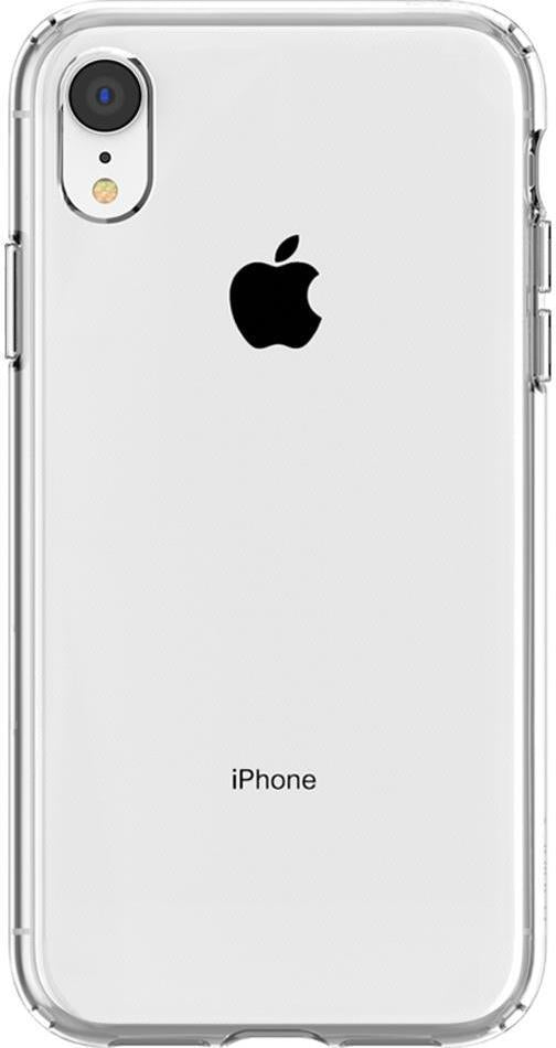 Противоударен Силиконов Калъф за iPhone XR, Spigen Liquid Crystal Case, Прозрачен (7)