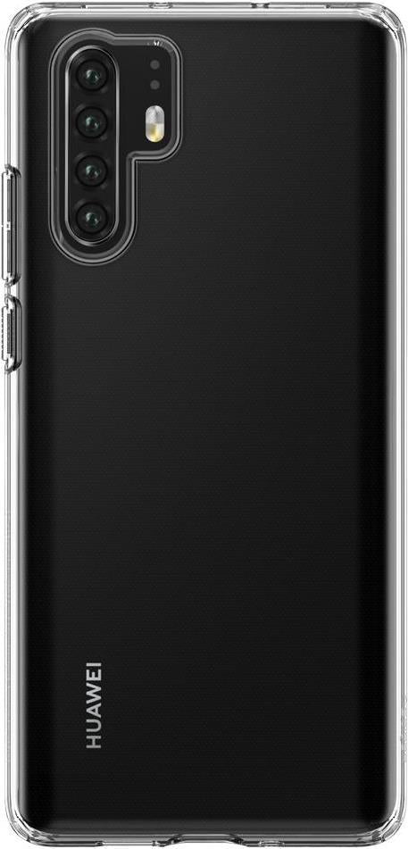 Противоударен Силиконов Калъф за Huawei P30 Pro, Spigen Liquid Crystal Case, Прозрачен (2)