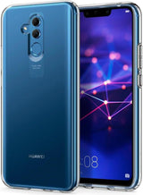 Противоударен Силиконов Калъф за Huawei Mate 20 Lite, Spigen Liquid Crystal Case, Прозрачен