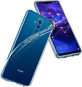 Противоударен Силиконов Калъф за Huawei Mate 20 Lite, Spigen Liquid Crystal Case, Прозрачен (5)