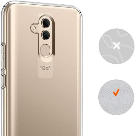 Противоударен Силиконов Калъф за Huawei Mate 20 Lite, Spigen Liquid Crystal Case, Прозрачен (6)