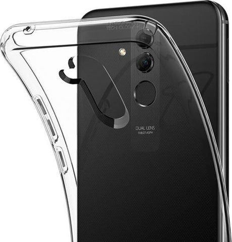 Противоударен Силиконов Калъф за Huawei Mate 20 Lite, Spigen Liquid Crystal Case, Прозрачен (7)