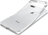 Противоударен Силиконов Калъф за iPhone 8/7 Plus, Spigen Liquid Crystal 2 Case, Прозрачен (7)