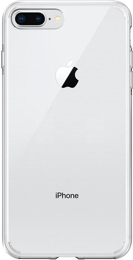 Противоударен Силиконов Калъф за iPhone 8/7 Plus, Spigen Liquid Crystal 2 Case, Прозрачен (2)
