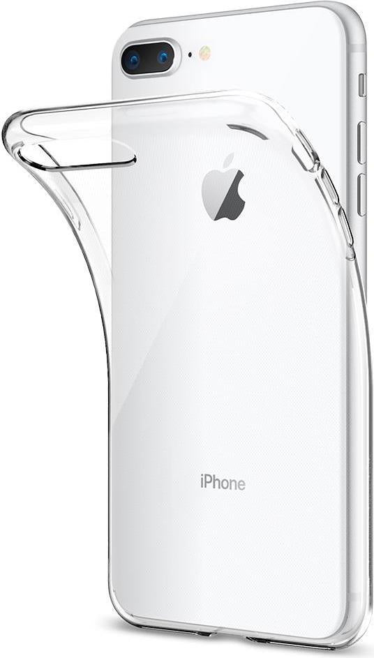 Противоударен Силиконов Калъф за iPhone 8/7 Plus, Spigen Liquid Crystal 2 Case, Прозрачен (5)