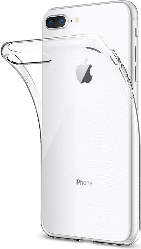 Противоударен Силиконов Калъф за iPhone 8/7 Plus, Spigen Liquid Crystal 2 Case, Прозрачен (5)