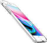Противоударен Силиконов Калъф за iPhone 8/7 Plus, Spigen Liquid Crystal 2 Case, Прозрачен (6)