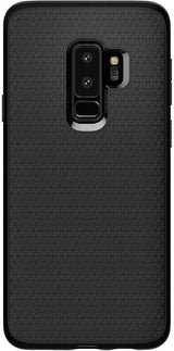 Противоударен Силиконов Калъф за Samsung S9 Plus, Spigen Liquid Air Case, Черен (2)