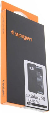 Противоударен Силиконов Калъф за Samsung S8, Spigen Liquid Air Case, Черен (9)