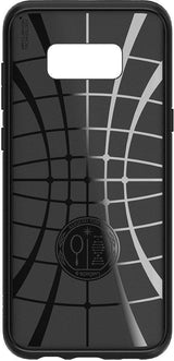 Противоударен Силиконов Калъф за Samsung S8, Spigen Liquid Air Case, Черен (6)
