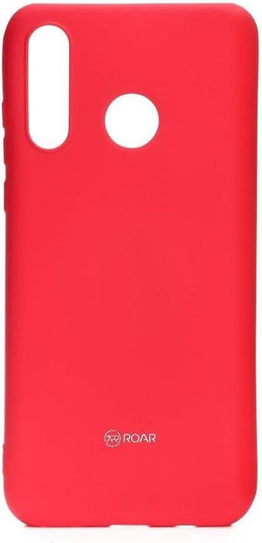 Силиконов Калъф за Huawei P30 Lite, Roar Color Case, Червен
