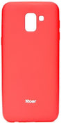 Силиконов Калъф за Samsung J6 2018, Roar Color Case, Червен