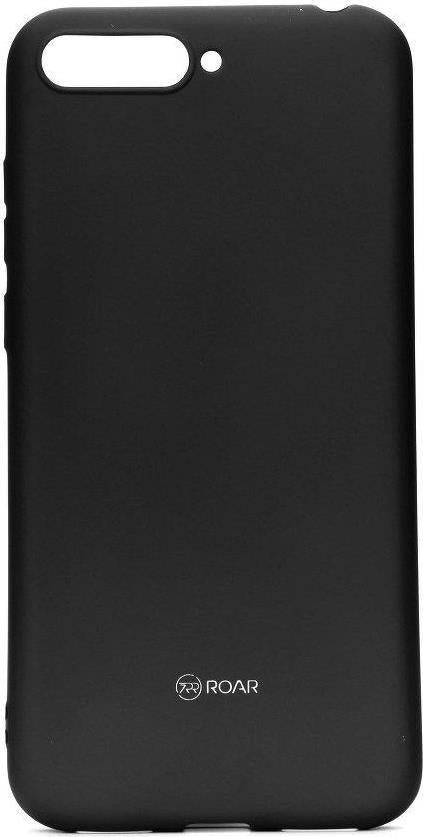 Силиконов Калъф за Huawei Y6 2018, Roar Color Case, Черен