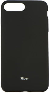 Силиконов Калъф за iPhone 8/7 Plus, Roar Color Case, Черен