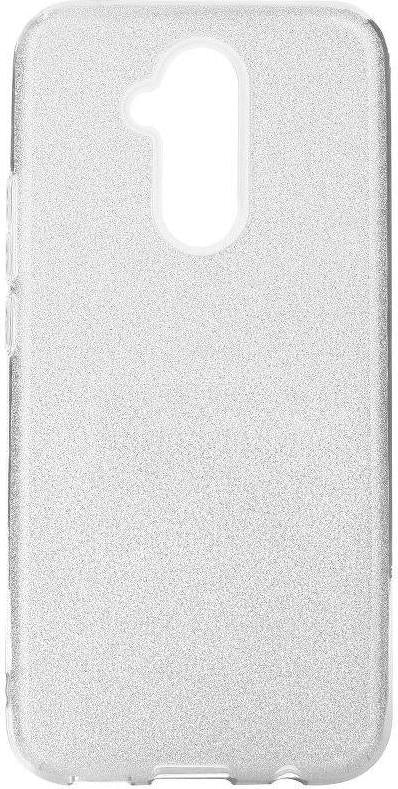 Блестящ Силиконов Калъф за Huawei Mate 20 Lite, Forcell Shining Case, Сребрист