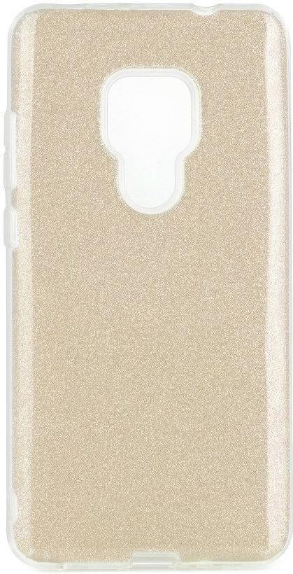Блестящ Силиконов Калъф за Huawei Mate 20, Forcell Shining Case, Златист