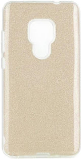 Блестящ Силиконов Калъф за Huawei Mate 20, Forcell Shining Case, Златист