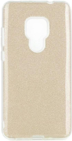 Блестящ Силиконов Калъф за Huawei Mate 20, Forcell Shining Case, Златист