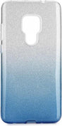Блестящ Силиконов Калъф за Huawei Mate 20, Forcell Shining Case, Сребро/Син