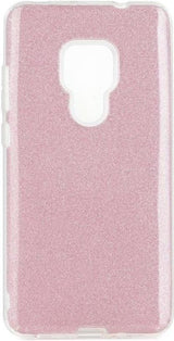 Блестящ Силиконов Калъф за Huawei Mate 20, Forcell Shining Case, Розов