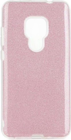 Блестящ Силиконов Калъф за Huawei Mate 20, Forcell Shining Case, Розов