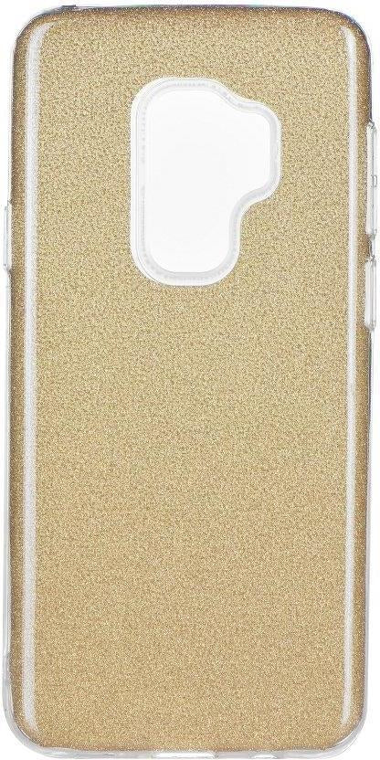 Блестящ Силиконов Калъф за Samsung S9 Plus, Forcell Shining Case, Златист