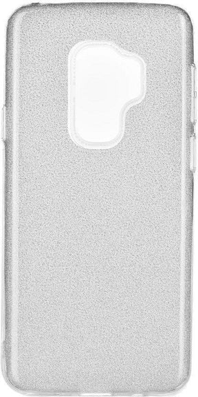 Блестящ Силиконов Калъф за Samsung S9 Plus, Forcell Shining Case, Сребрист