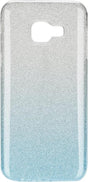 Блестящ Силиконов Калъф за Samsung A3 2016, Forcell Shining Case, Сребро/Син