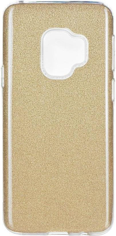 Блестящ Силиконов Калъф за Samsung S9, Forcell Shining Case, Златист