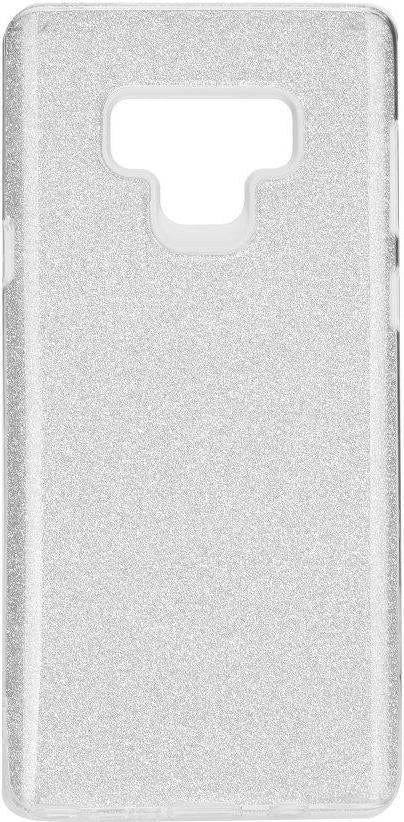 Блестящ Силиконов Калъф за Samsung Note 9, Forcell Shining Case, Сребрист